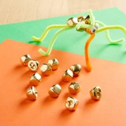 Discount 👏 12 Packs: 38 ct. (456 total) 18mm Gold Jingle Bells by Creatology™ 🔔 -Cheap Creatology Store MP044353 20