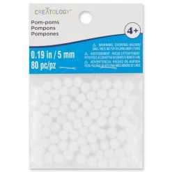 New 🎉 24 Packs: 80 ct. (1,920 total) 1/4" White Pom Poms by Creatology™ 🔔 5 New 🎉 24 Packs: 80 ct. (1,920 total) 1/4" White Pom Poms by Creatology™ 🔔 -Cheap Creatology Store MP073844 20
