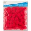 Cheapest 🌟 12 Packs: 80 ct. (960 total) 1" Red Pom Poms Value Pack by Creatology™ 😉 -Cheap Creatology Store MP197587 10