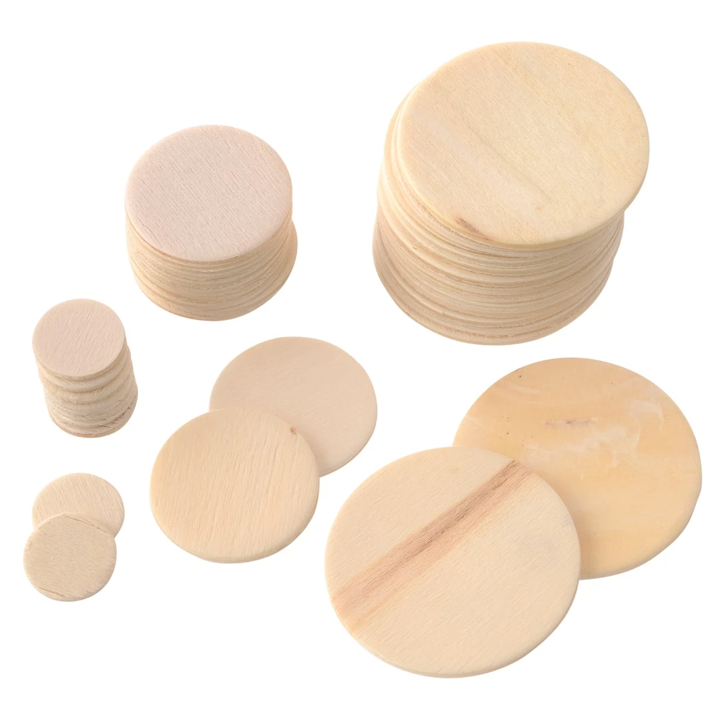 Hot Sale 🌟 12 Packs: 130 ct. (1,560 total) Wood Circles by Creatology™ 🔔 3 Hot Sale 🌟 12 Packs: 130 ct. (1,560 total) Wood Circles by Creatology™ 🔔