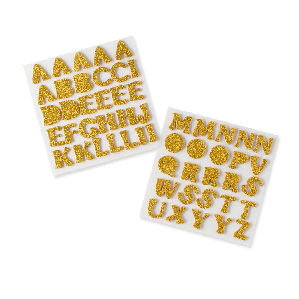 Best reviews of ❤️ 12 Packs: 55 ct. (660 total) Gold Glitter Alphabet Foam Stickers by Creatology™ ⭐ 5 Best reviews of ❤️ 12 Packs: 55 ct. (660 total) Gold Glitter Alphabet Foam Stickers by Creatology™ ⭐ - Image 3