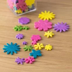 Flash Sale 🧨 12 Packs: 200 ct. (2,400 total) Flower Foam Stickers by Creatology™ 🧨 -Cheap Creatology Store MP248024 22