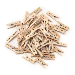 New ✔️ 12 Packs: 50 ct. (600 total) Tiny Wood Clothespins by Creatology™ 🥰 -Cheap Creatology Store MP261442 22