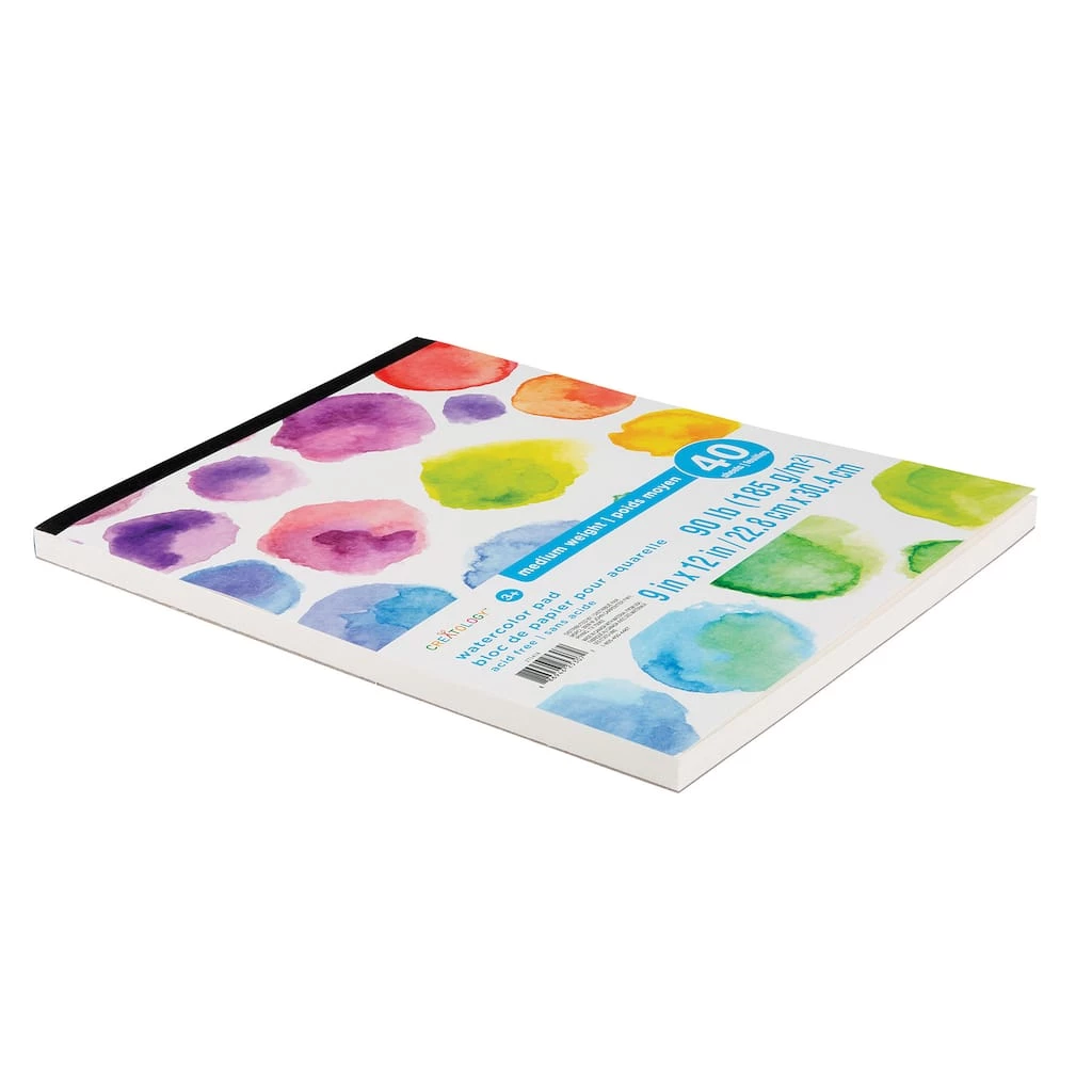 Best deal 🤩 12 Pack: Watercolor Paper Pad by Creatology™, 9" x 12" 🥰 5 Best deal 🤩 12 Pack: Watercolor Paper Pad by Creatology™, 9" x 12" 🥰 - Image 3