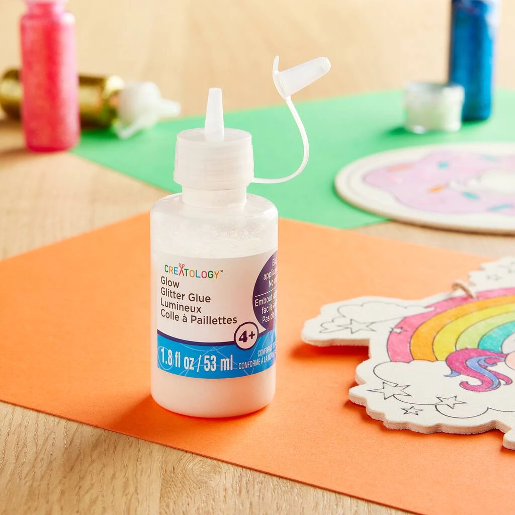 Budget 🌟 12 Pack: Glow-In-Dark Glitter Glue by Creatology® 👍 4 Budget 🌟 12 Pack: Glow-In-Dark Glitter Glue by Creatology® 👍 - Image 2