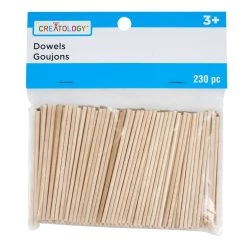 Outlet 👍 12 Packs: 250 ct. (3,000 total) 2.5" Wooden Dowels by Creatology™ 🧨 -Cheap Creatology Store MP334887 1