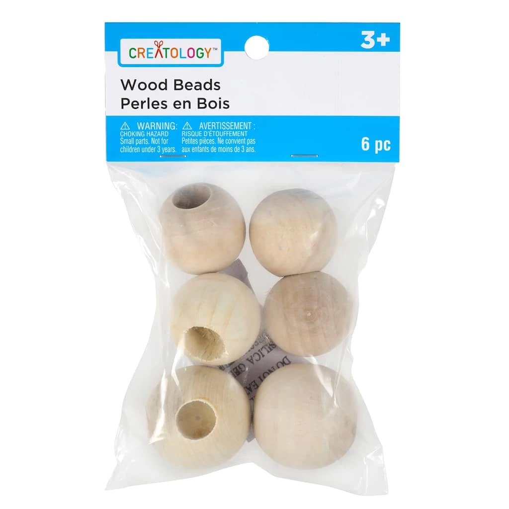 Flash Sale ⭐ 12 Packs: 6 ct. (72 total) Wood Head Beads by Creatology™ 👏 5 Flash Sale ⭐ 12 Packs: 6 ct. (72 total) Wood Head Beads by Creatology™ 👏 - Image 3