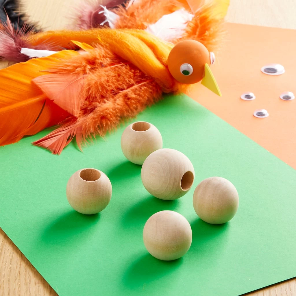 Flash Sale ⭐ 12 Packs: 6 ct. (72 total) Wood Head Beads by Creatology™ 👏 4 Flash Sale ⭐ 12 Packs: 6 ct. (72 total) Wood Head Beads by Creatology™ 👏 - Image 2