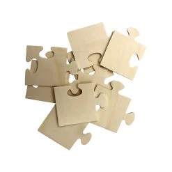 Deals ⭐ 12 Packs: 9 ct. (108 total) Wooden Puzzle Shapes by Creatology™ 😀 -Cheap Creatology Store MP367503 2