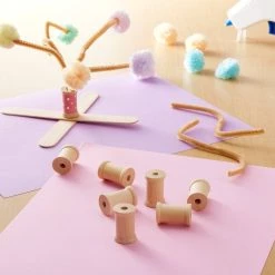 Hot Sale 🔔 12 Packs: 12 ct. (144 total) 1" Wooden Spools by Creatology™ ⭐ -Cheap Creatology Store MP367504 20