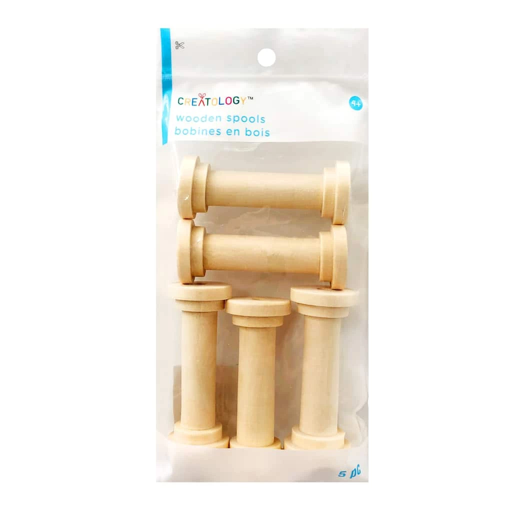 Best Sale π€© 12 Packs: 5 ct. (60 total) Wooden Spools by Creatology™ π 3 Best Sale π€© 12 Packs: 5 ct. (60 total) Wooden Spools by Creatology™ π