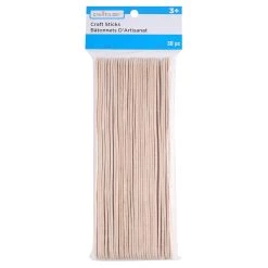 Deals 🔥 12 Packs: 30 ct. (360 total) Wavy Jumbo Wood Craft Sticks by Creatology® ❤️ -Cheap Creatology Store MP369139 1