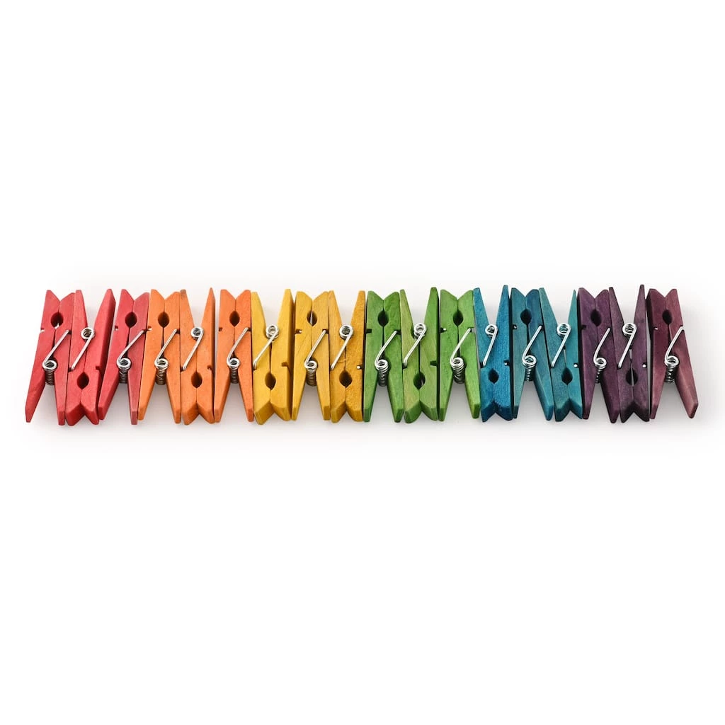 Buy 🌟 12 Packs: 18 ct. (216 total) Multicolor Clothespins by Creatology™ 👏 6 Buy 🌟 12 Packs: 18 ct. (216 total) Multicolor Clothespins by Creatology™ 👏 - Image 4