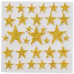 Cheap 🎉 24 Packs: 31 ct. (744 total) Gold Star Foam Glitter Stickers by Creatology™ 😉 -Cheap Creatology Store MP441773 21