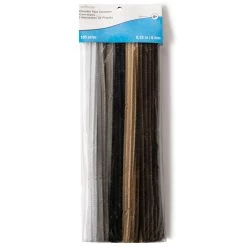 Cheapest 🔔 12 Pack: 100 ct. (1,200 total) Natural Chenille Pipe Cleaners by Creatology™ 🛒 -Cheap Creatology Store MP445850 20