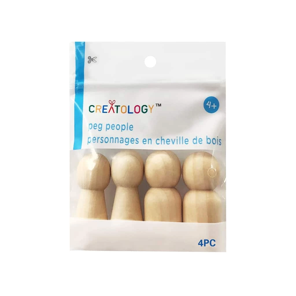 Cheap 🎁 12 Packs: 4 ct. (48 total) 1.5" Peg People by Creatology™ 🥰 3 Cheap 🎁 12 Packs: 4 ct. (48 total) 1.5" Peg People by Creatology™ 🥰