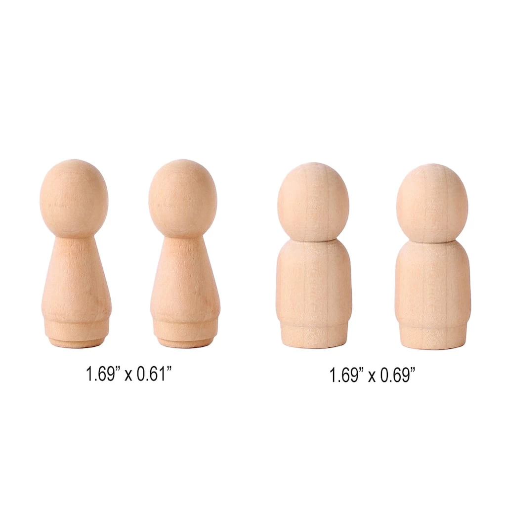 Cheap 🎁 12 Packs: 4 ct. (48 total) 1.5" Peg People by Creatology™ 🥰 5 Cheap 🎁 12 Packs: 4 ct. (48 total) 1.5" Peg People by Creatology™ 🥰 - Image 3