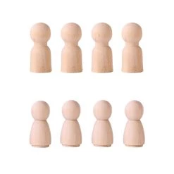 Hot Sale ⌛ 12 Packs: 8 ct. (96 total) 1" Wooden Peg People by Creatology™ 🎁 6 Hot Sale ⌛ 12 Packs: 8 ct. (96 total) 1" Wooden Peg People by Creatology™ 🎁 -Cheap Creatology Store MP488598 2