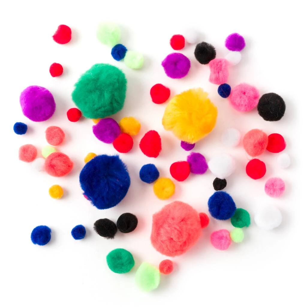 Hot Sale 😍 12 Packs: 300 ct. (3,600 total) Bold Mix Pom Poms by Creatology™ ⌛ 5 Hot Sale 😍 12 Packs: 300 ct. (3,600 total) Bold Mix Pom Poms by Creatology™ ⌛ - Image 3