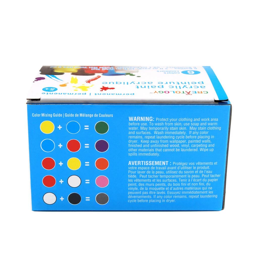 Buy ⌛ 12 Packs: 6 ct. (72 total) Primary Acrylic Paint by Creatology™ 🛒 8 Buy ⌛ 12 Packs: 6 ct. (72 total) Primary Acrylic Paint by Creatology™ 🛒 - Image 6