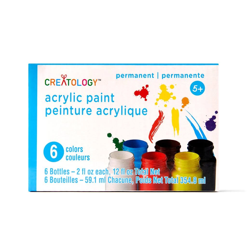 Buy ⌛ 12 Packs: 6 ct. (72 total) Primary Acrylic Paint by Creatology™ 🛒 7 Buy ⌛ 12 Packs: 6 ct. (72 total) Primary Acrylic Paint by Creatology™ 🛒 - Image 5