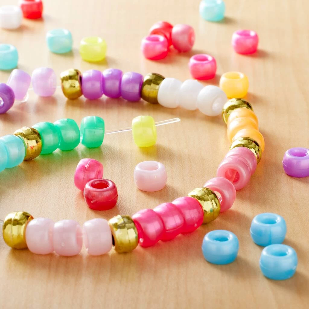 Outlet ๐ 12 Pack: 1lb. Multicolor Pastel Pony Beads by Creatology™, 6mm x 9mm ๐ 4 Outlet ๐ 12 Pack: 1lb. Multicolor Pastel Pony Beads by Creatology™, 6mm x 9mm ๐ - Image 2
