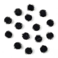 Discount ⌛ 24 Packs: 15 ct. (360 total) 3/4" Black Sparkle Pom Poms by Creatology™ 🎉 7 Discount ⌛ 24 Packs: 15 ct. (360 total) 3/4" Black Sparkle Pom Poms by Creatology™ 🎉 -Cheap Creatology Store MP661969 20