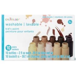 Promo 🛒 12 Packs: 10 ct. (120 total) Skin Tone Washable Paint Set by Creatology® 🧨 -Cheap Creatology Store MP667828 21