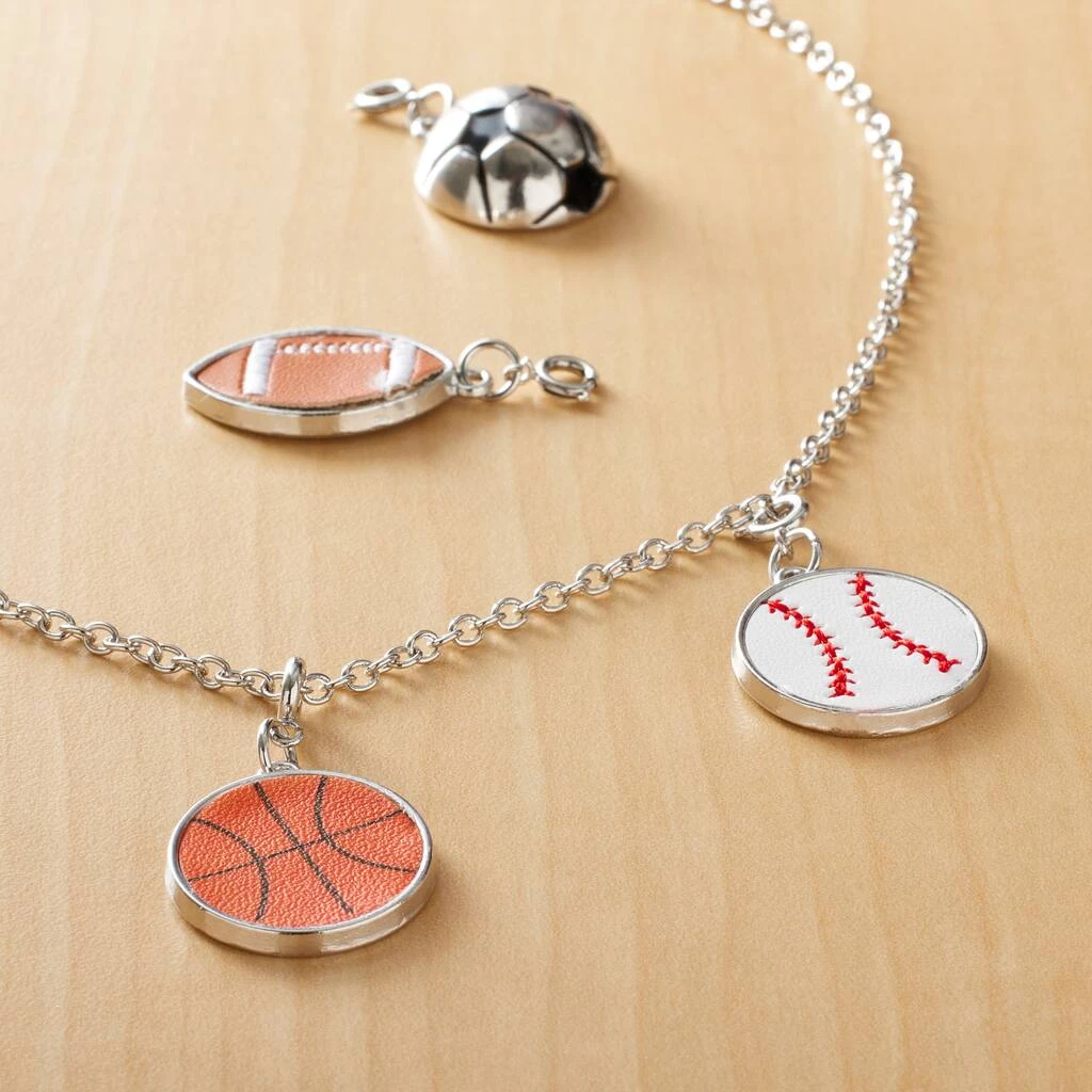 New ❤️ 12 Packs: 4 ct. (48 total) Sports Ball Charms by Creatology™ ⭐ 4 New ❤️ 12 Packs: 4 ct. (48 total) Sports Ball Charms by Creatology™ ⭐ - Image 2