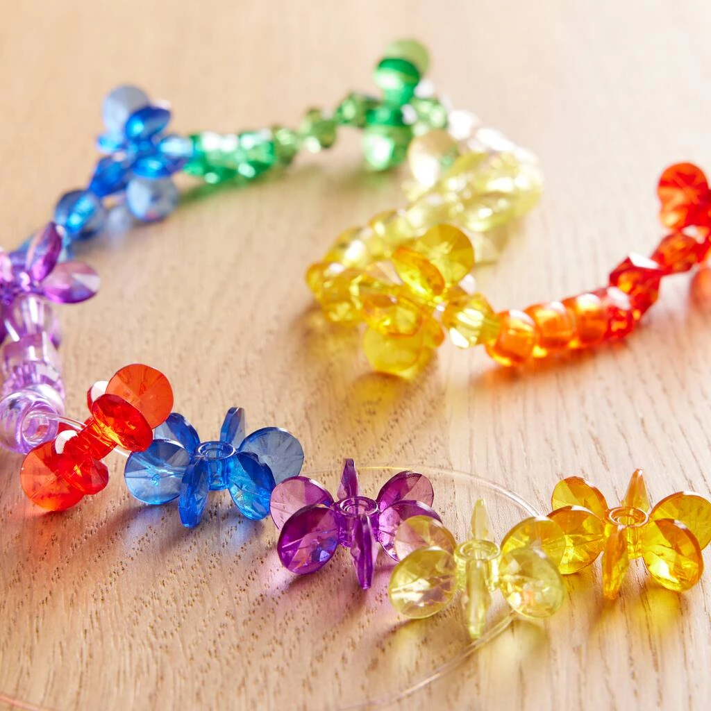 Outlet ✔️ 12 Packs: 60 ct. (720 total) Rainbow Chunky Star Beads by Creatology™, 25mm ⌛ 4 Outlet ✔️ 12 Packs: 60 ct. (720 total) Rainbow Chunky Star Beads by Creatology™, 25mm ⌛ - Image 2