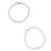 Best Sale 💯 12 Packs: 2 ct. (24 total) Pink & Purple Chain Bracelets by Creatology™ 😍 -Cheap Creatology Store MP684832 31